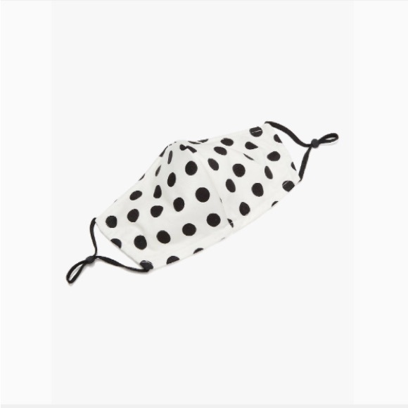 KATE SPADE PICTURE DOT AND SPADE FLOWER NON MEDICAL FACE MASK SET NWT - Picture 4 of 11